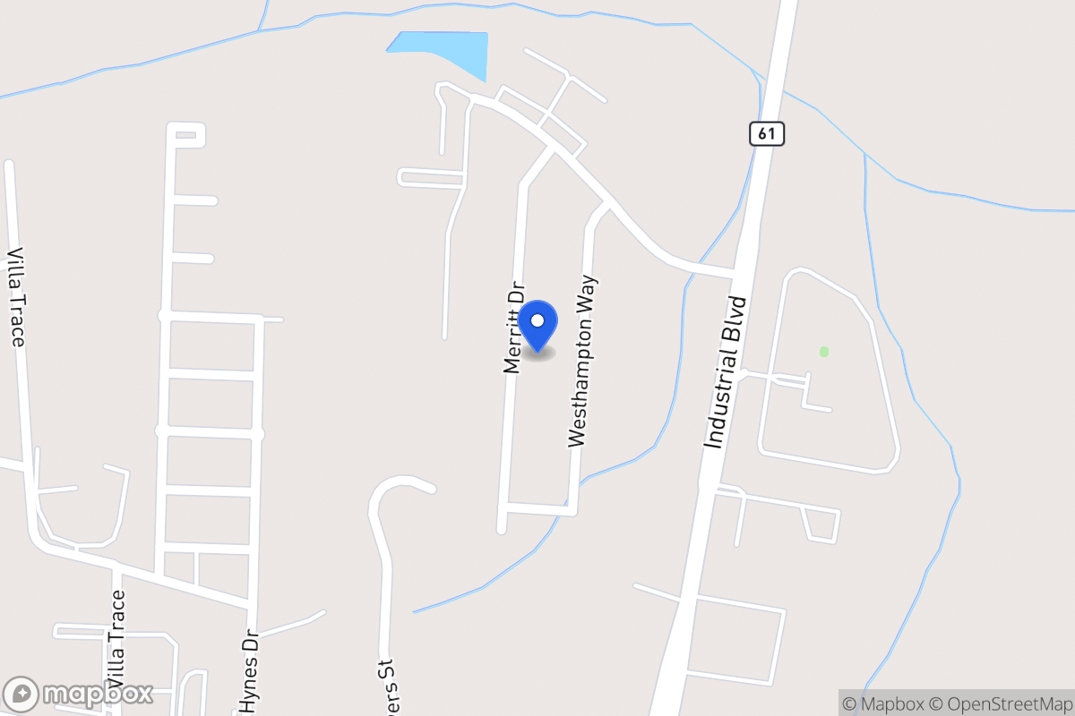 Map of 1057 Merritt Dr