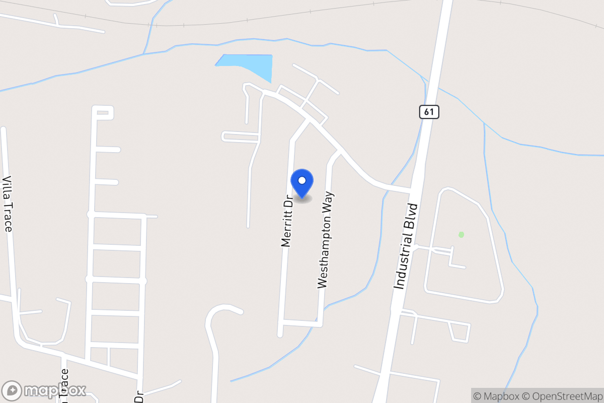 Map of 1039 Merritt Dr
