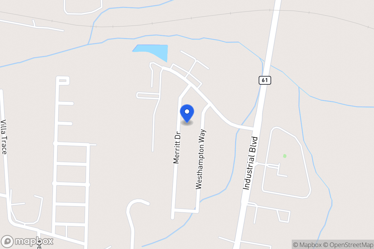 Map of 1031 Merritt Dr