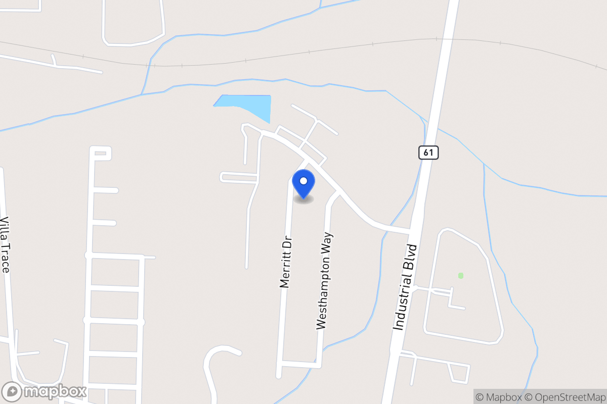 Map of 1019 Merritt Dr