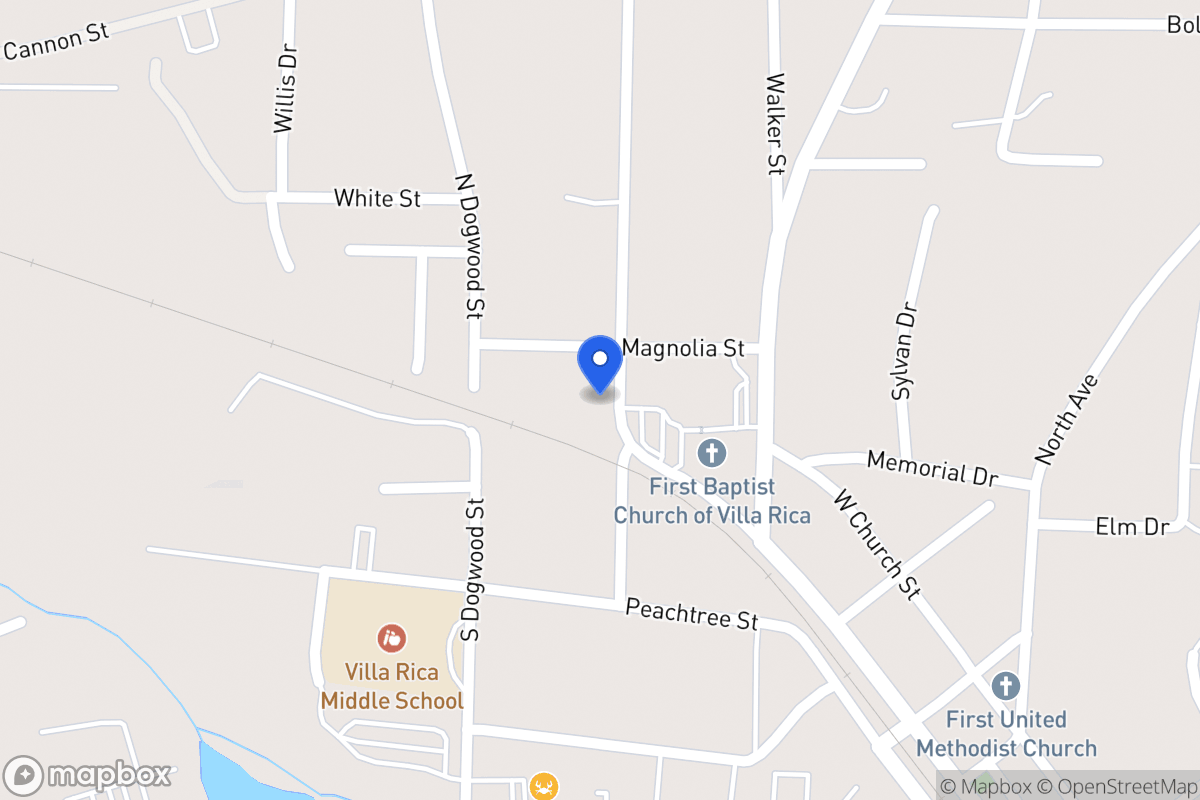 Map of 700 Magnolia St