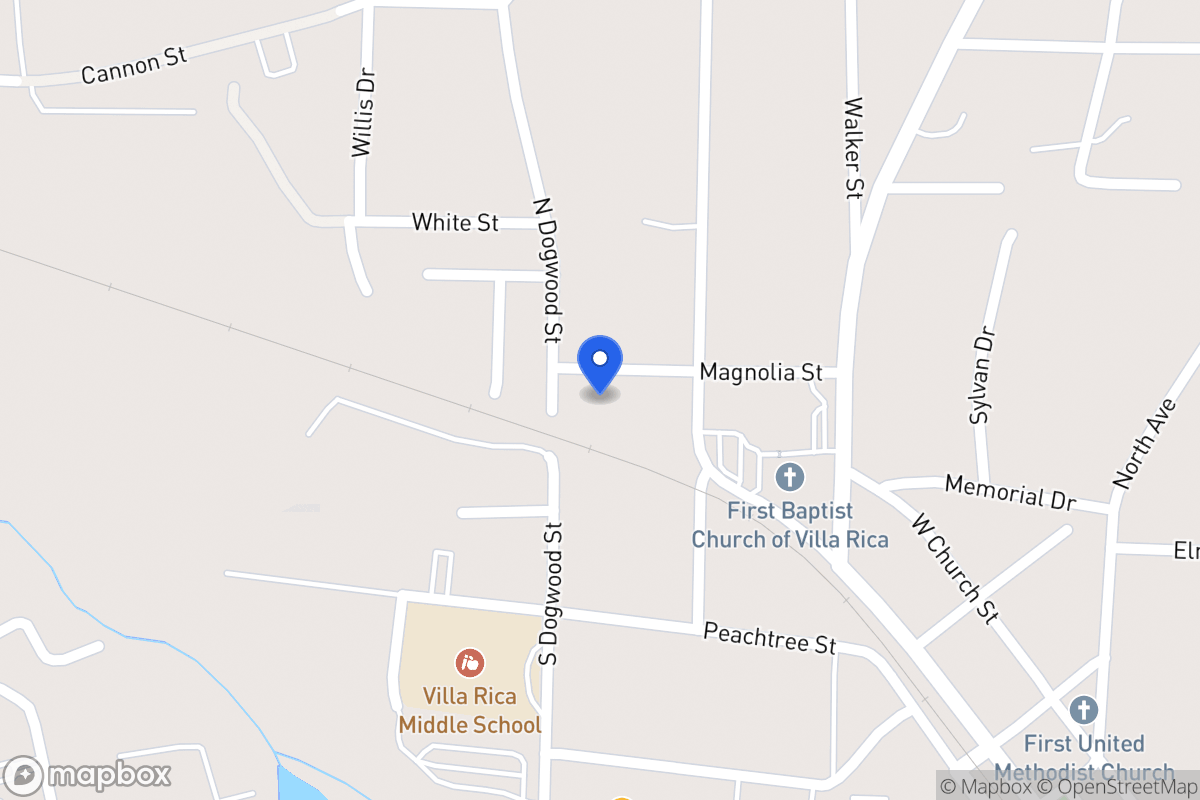 Map of 710 Magnolia St