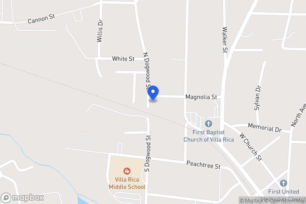Map of 716 Magnolia St