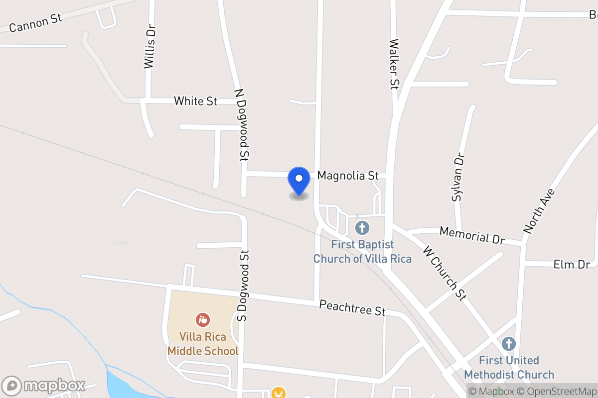 Map of 702 Magnolia St