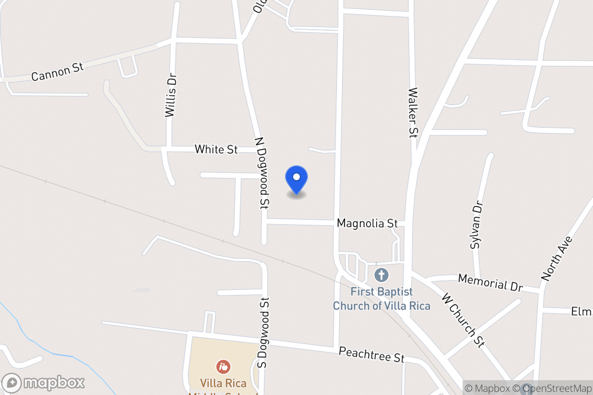 Map of 709 Magnolia St