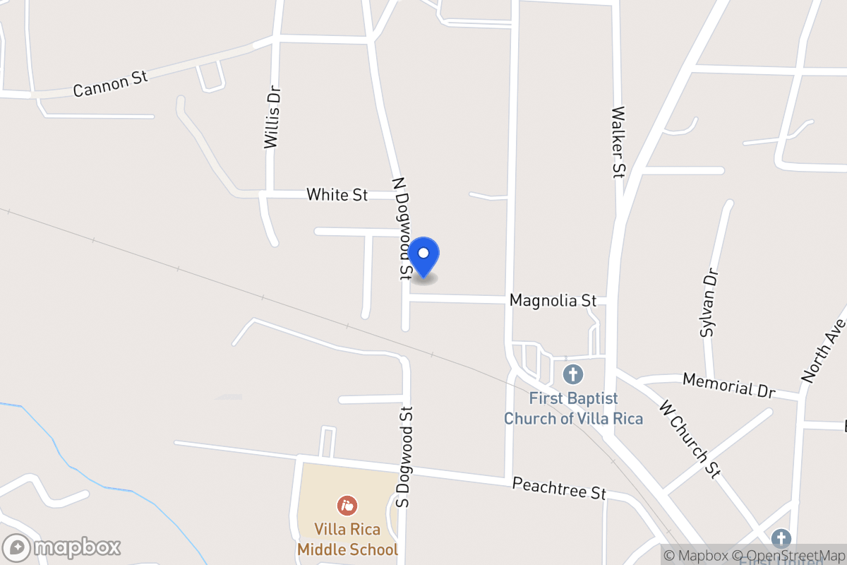Map of 715 Magnolia St