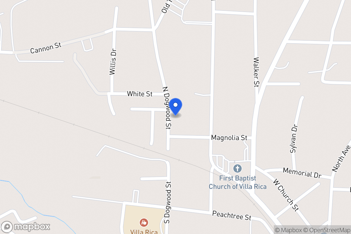 Map of 207 N Dogwood St