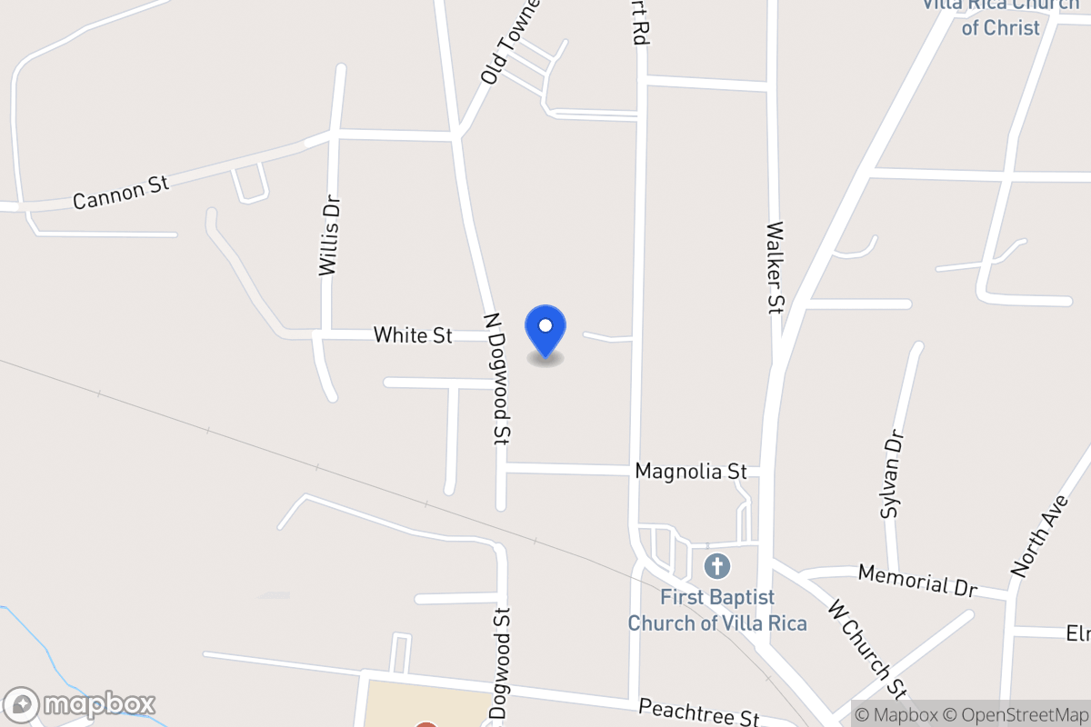 Map of 215 N Dogwood St