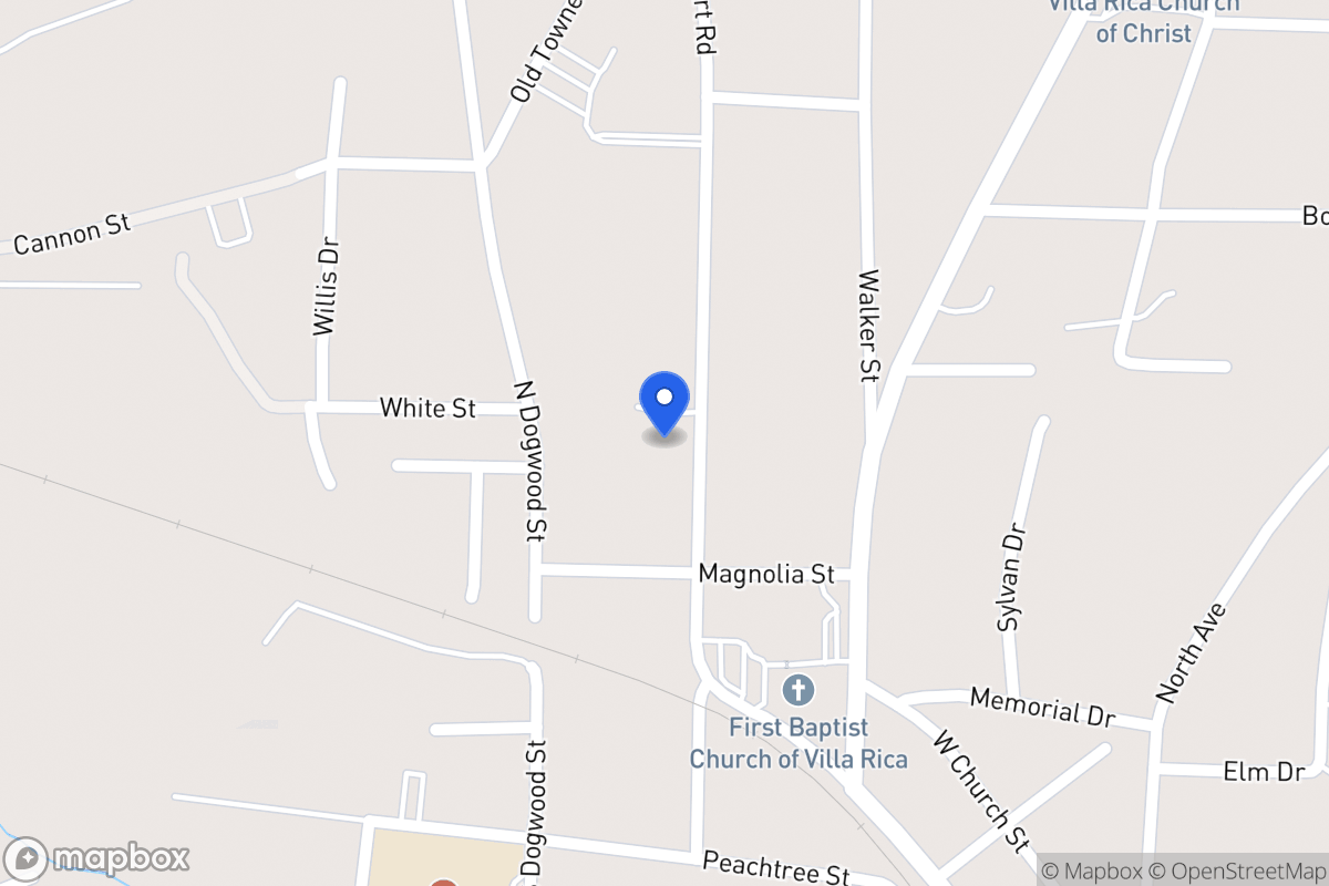 Map of 214 Rockmart Rd