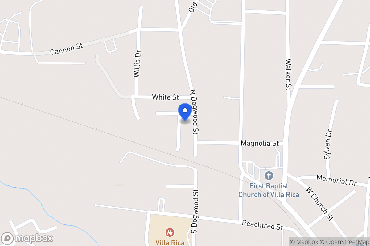 Map of 212 N Dogwood St