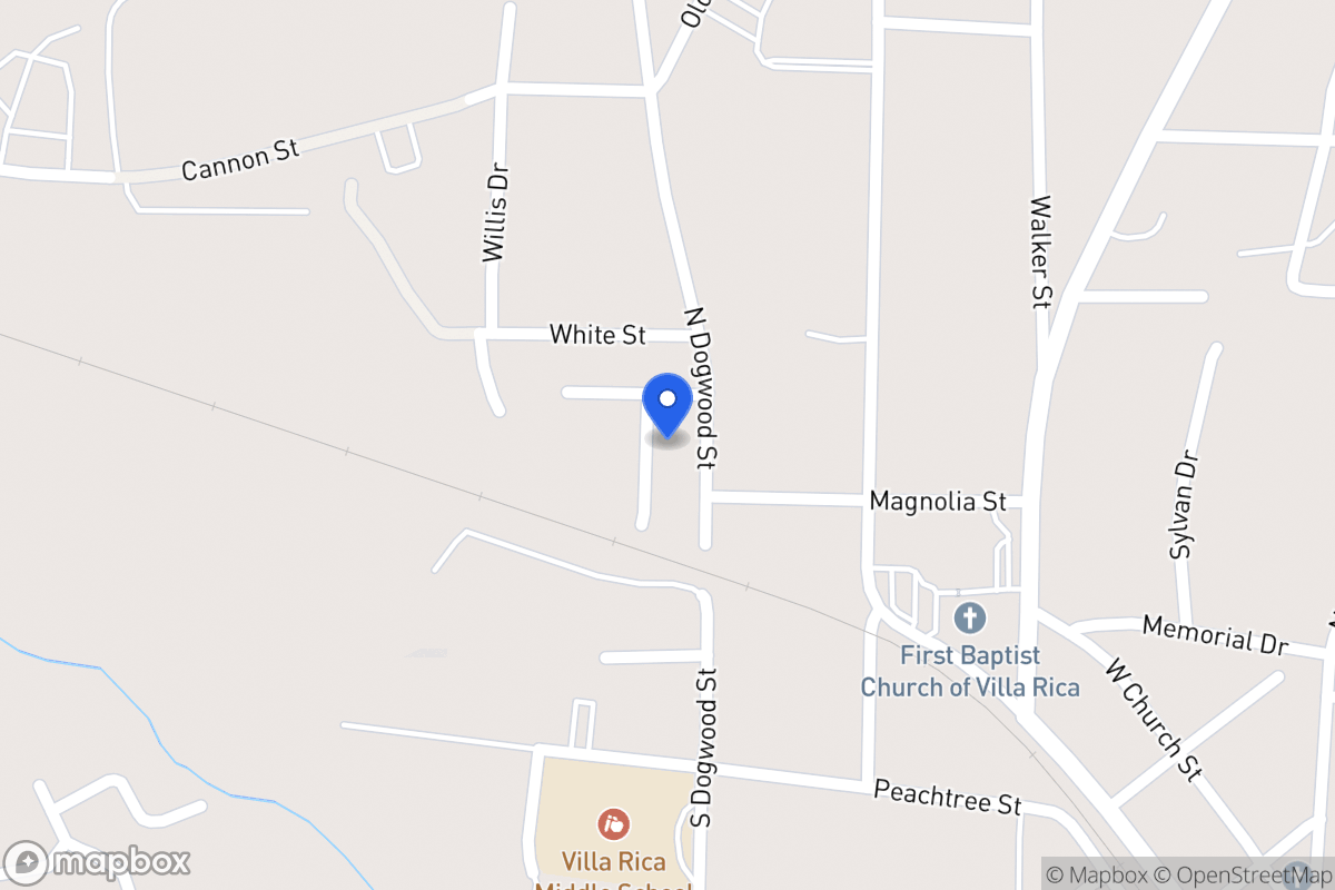 Map of 210 N Dogwood St