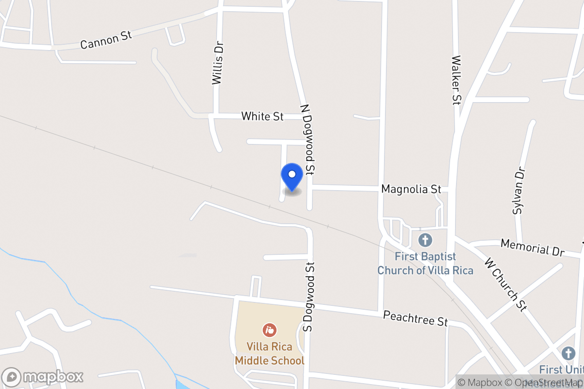 Map of 202 N Dogwood St