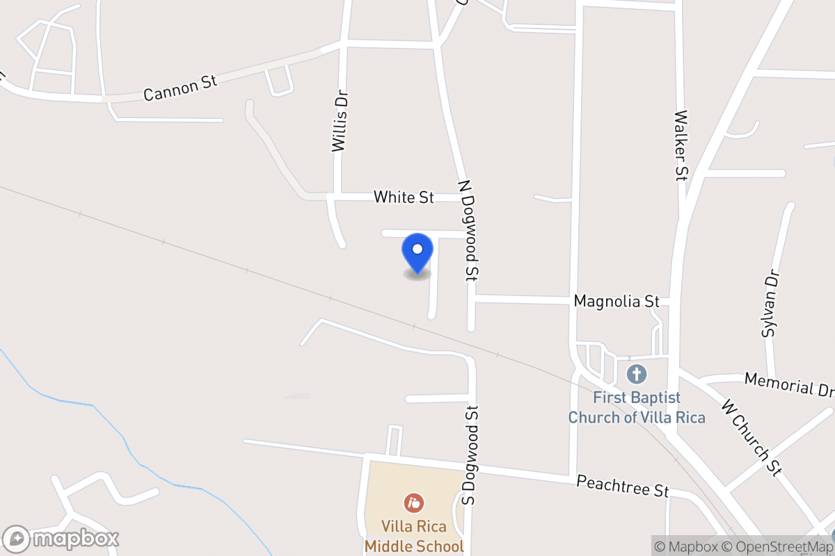 Map of N Dogwood St