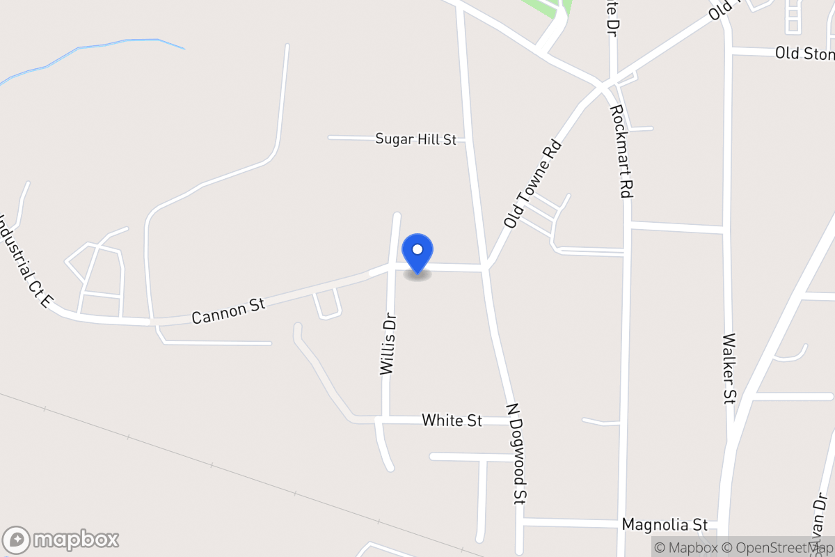 Map of 814 Cannon St