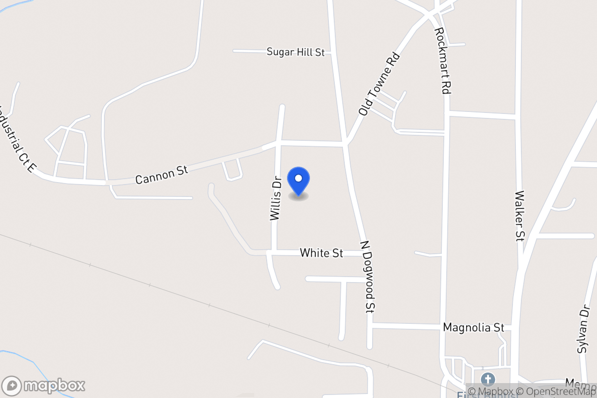 Map of 315 Willis Dr