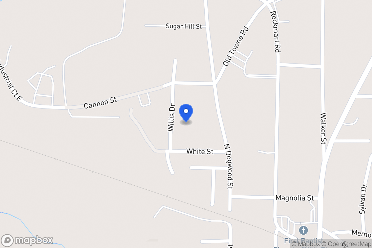 Map of 311 Willis Dr