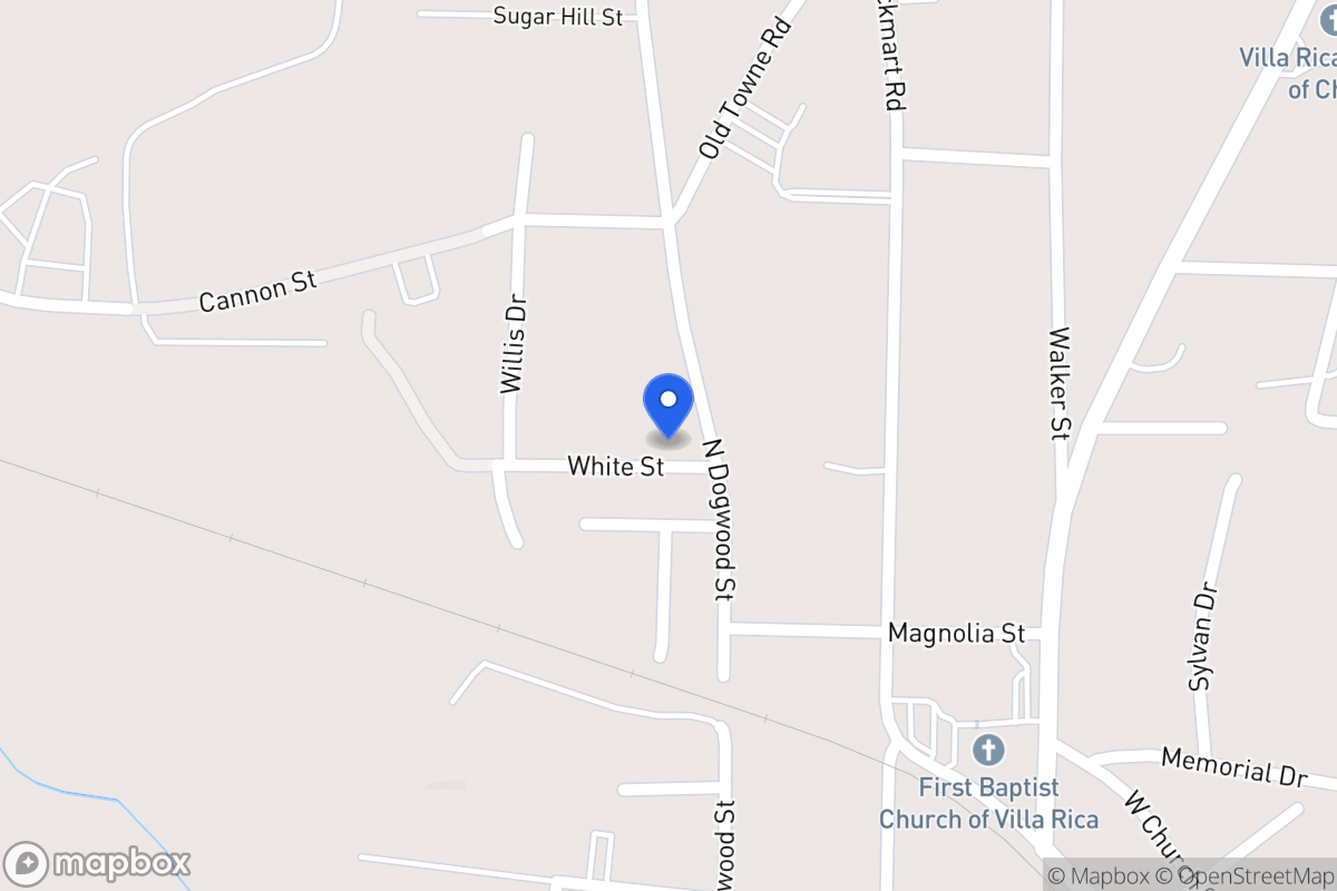 Map of 302 N Dogwood St
