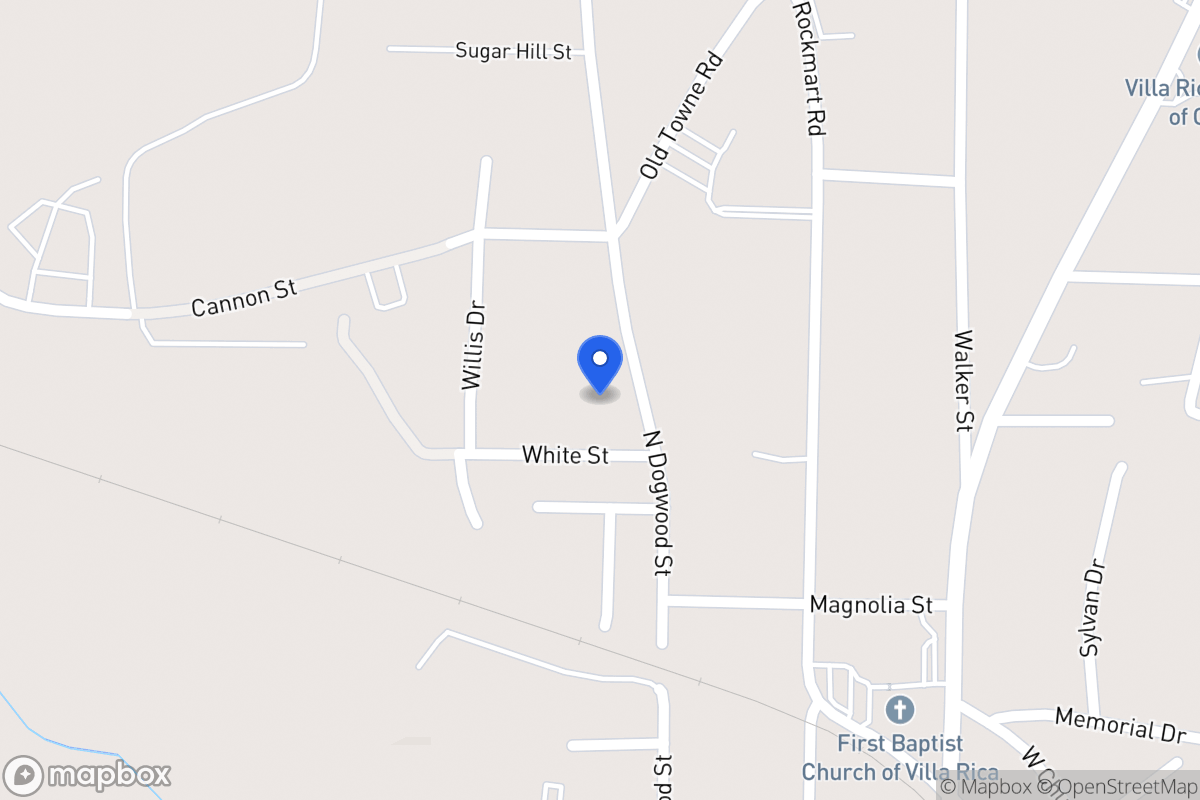 Map of 308 N Dogwood St