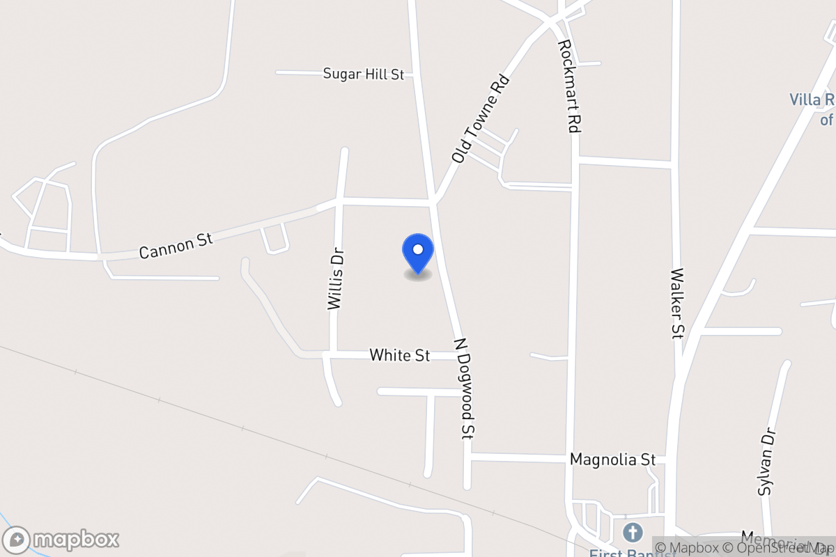Map of 314 N Dogwood St