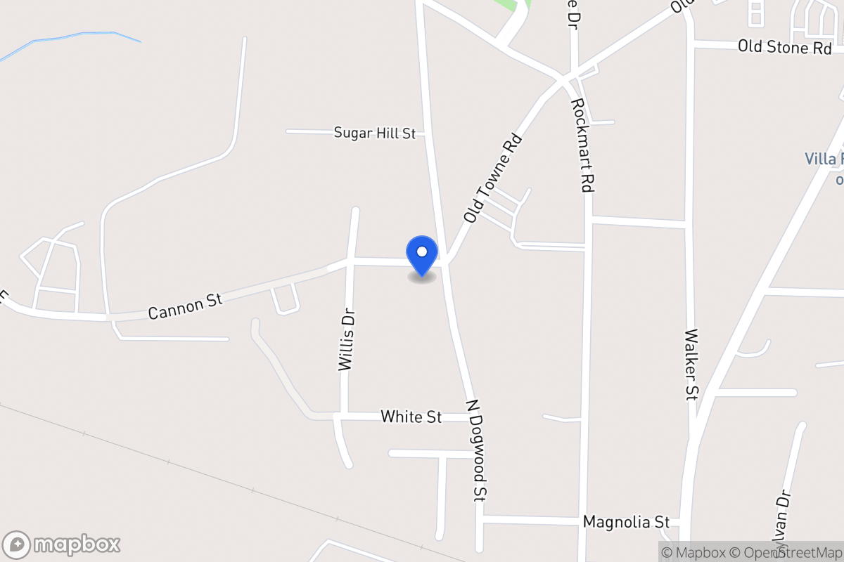 Map of 324 N Dogwood St