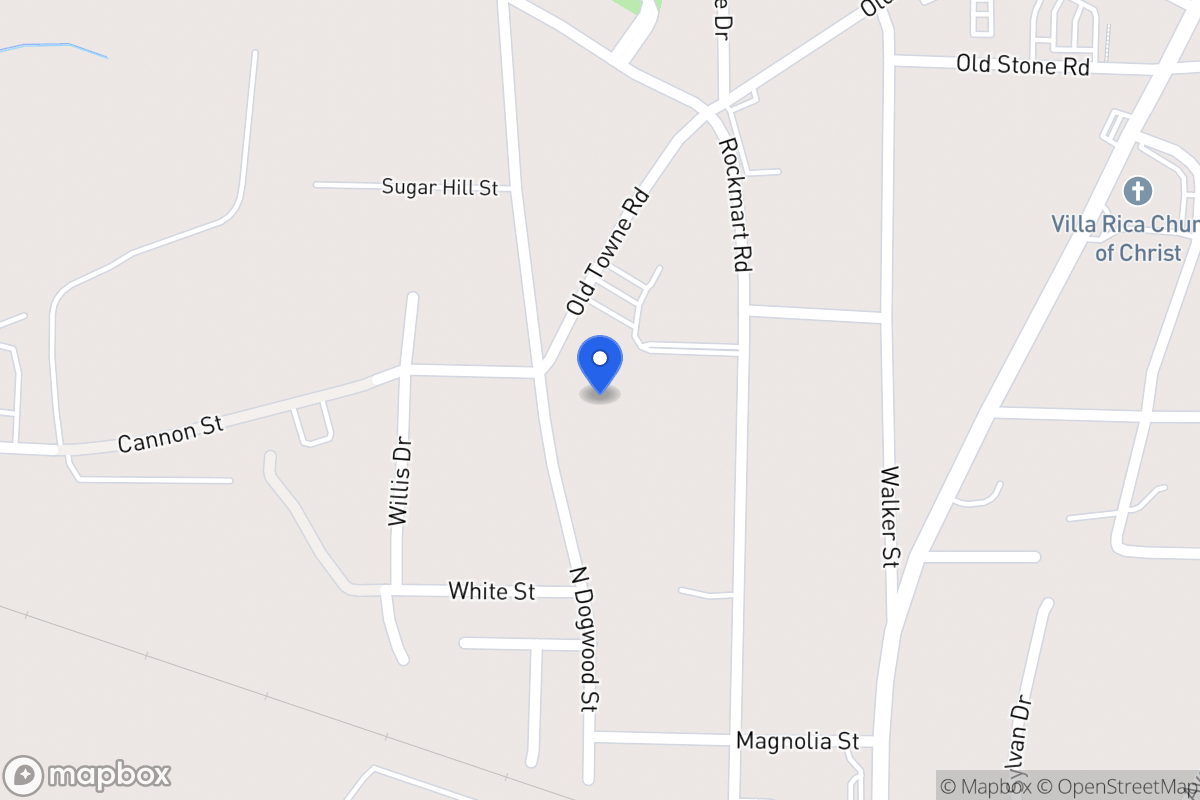 Map of 329 N Dogwood St