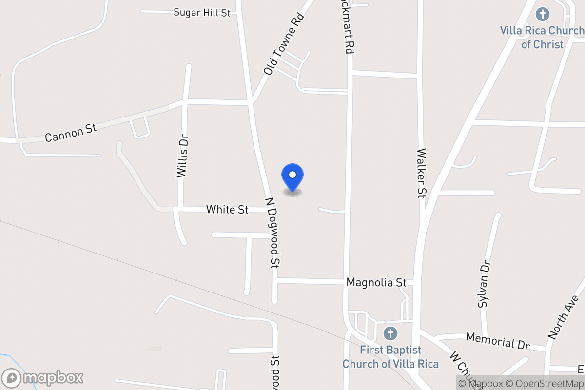 Map of 305 N Dogwood St