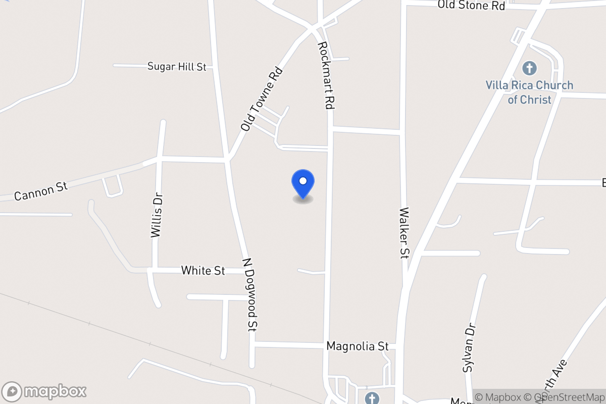 Map of 320 Rockmart Rd