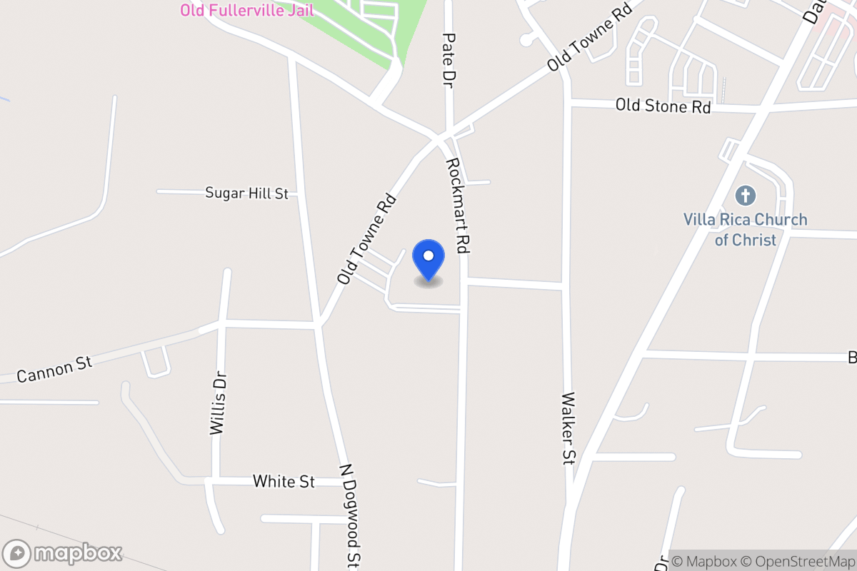 Map of 338 Rockmart Rd