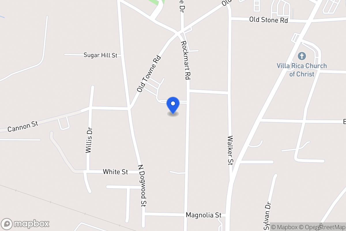 Map of 326 Rockmart Rd