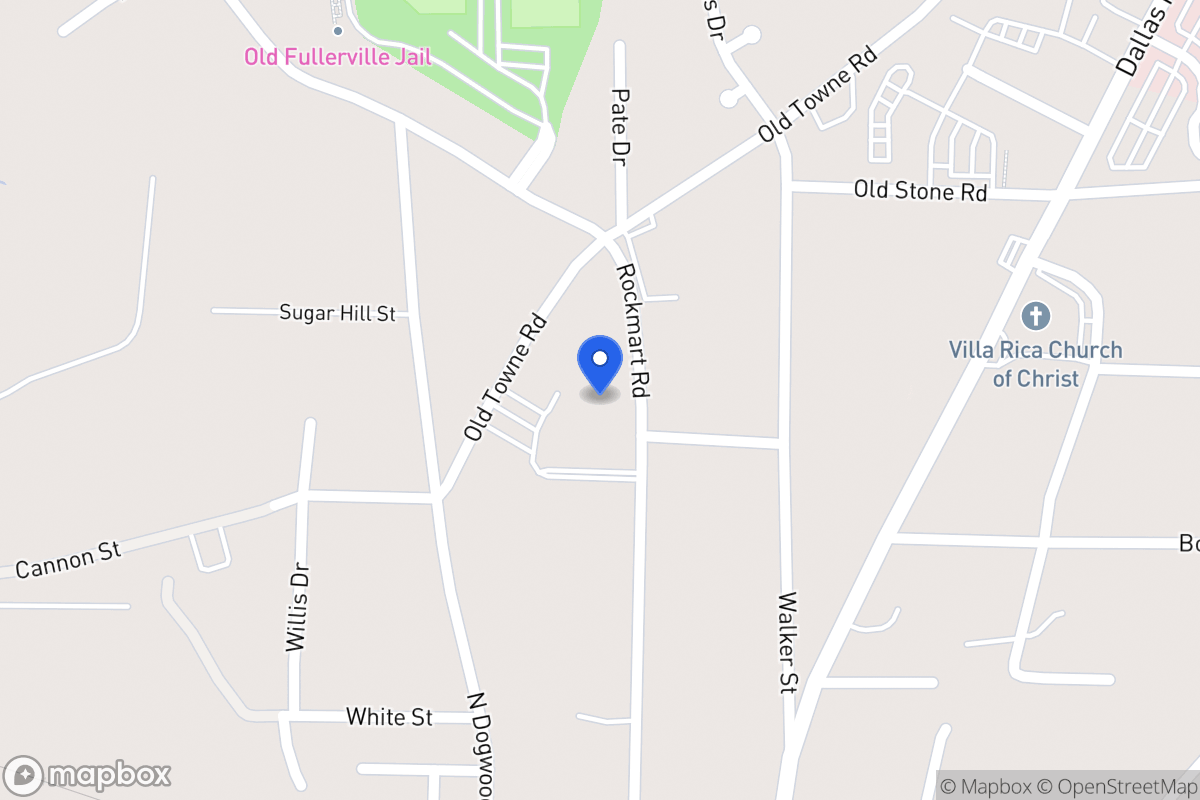 Map of 402 Rockmart Rd