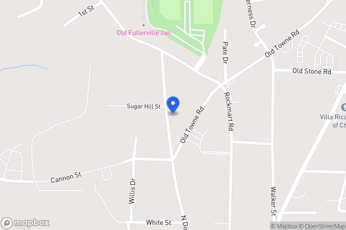 Map of 419 N Dogwood St