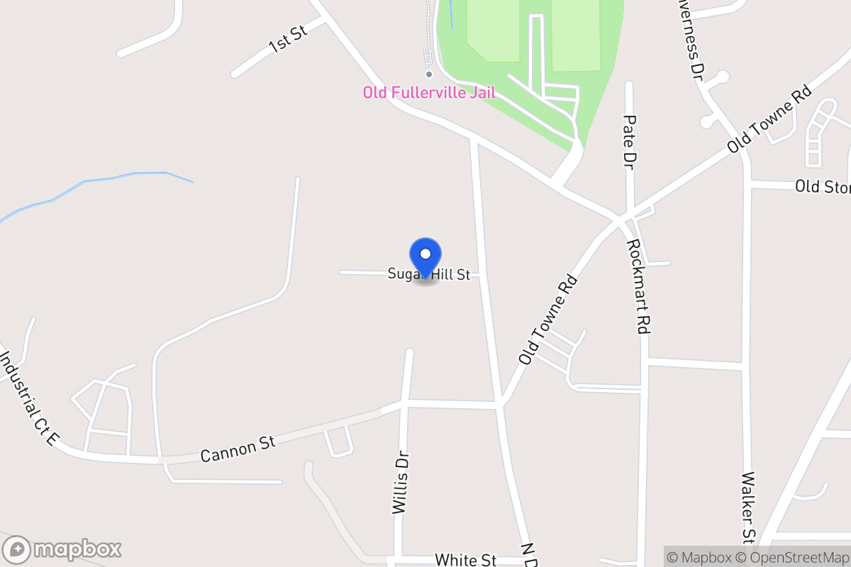 Map of Sugar Hill St