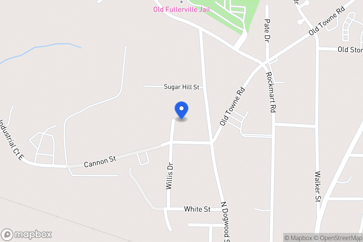 Map of 411 Willis Dr
