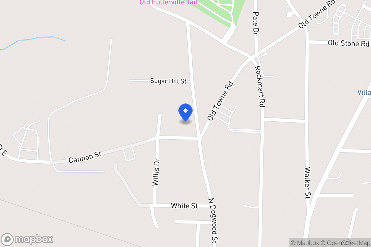 Map of 406 N Dogwood St