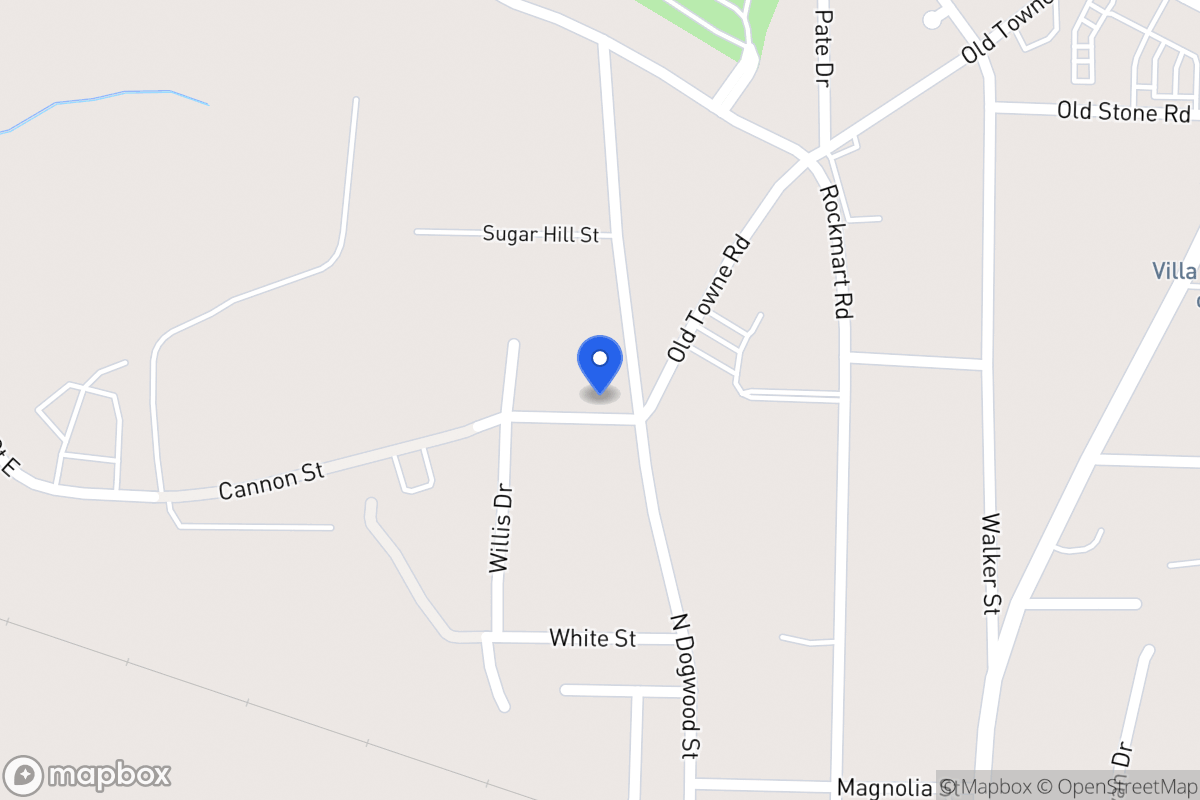 Map of 404 N Dogwood St
