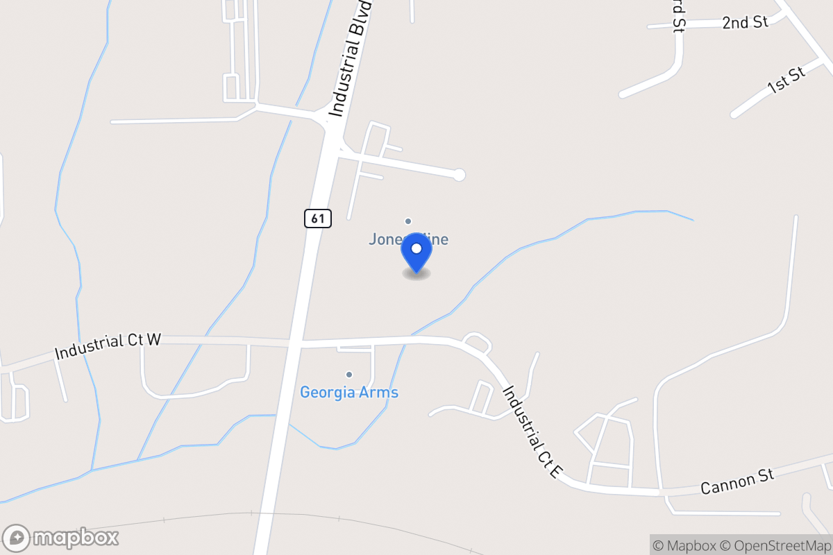 Map of 90 E Industrial Ct