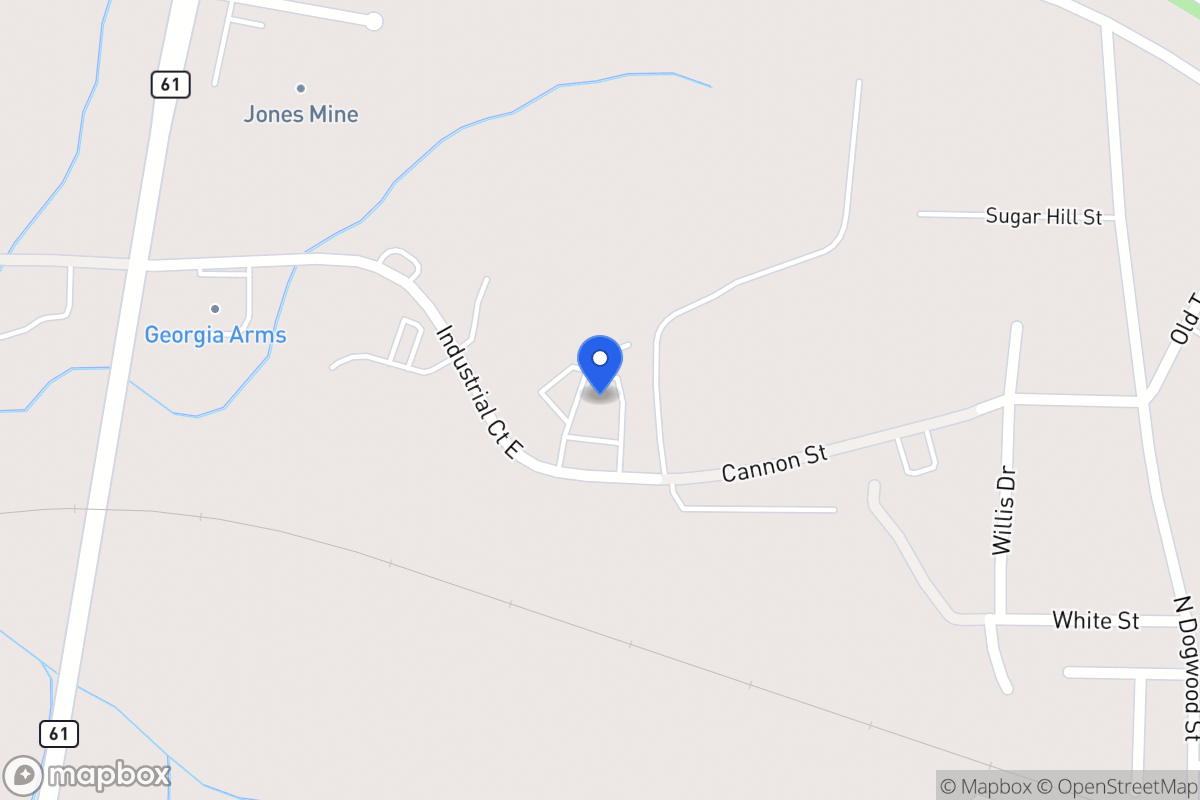 Map of 80 E Industrial Ct
