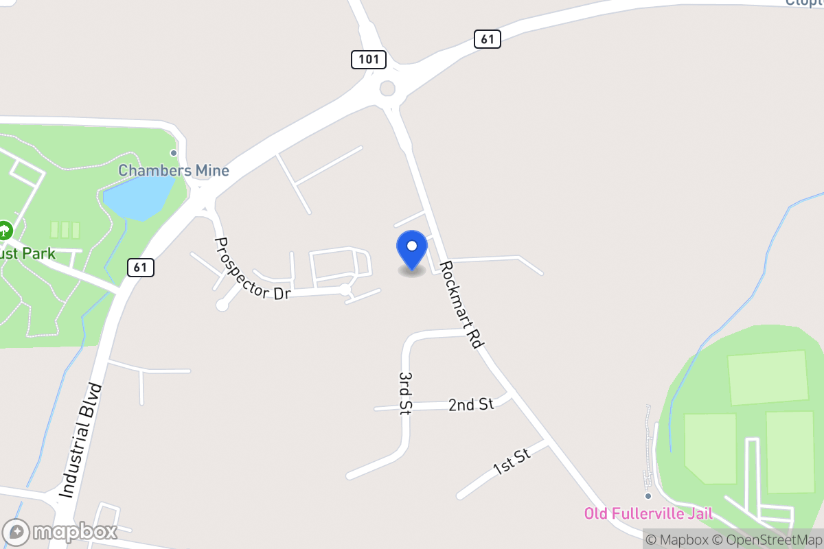 Map of 882 Rockmart Rd