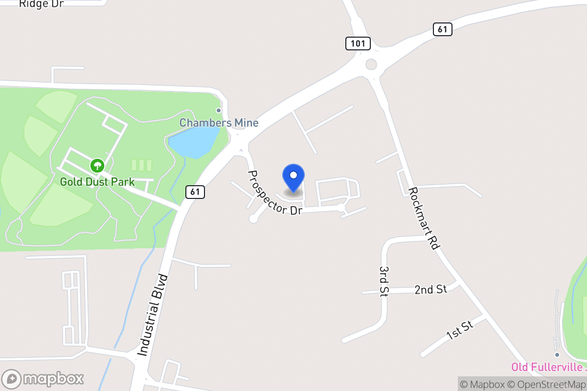 Map of 120 Prospector Dr