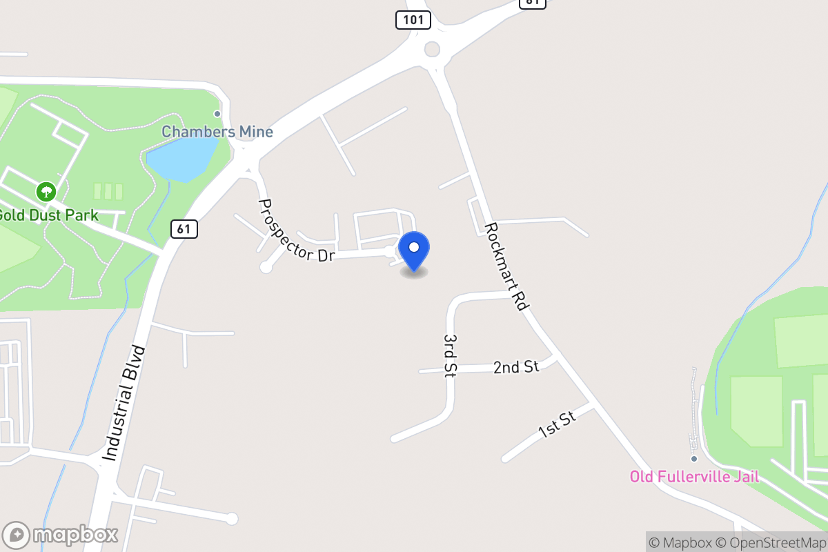 Map of 141 Prospector Dr