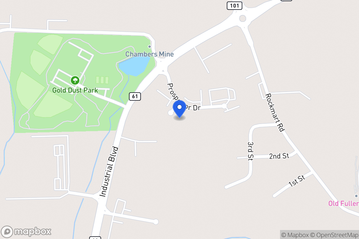 Map of 111 Prospector Dr