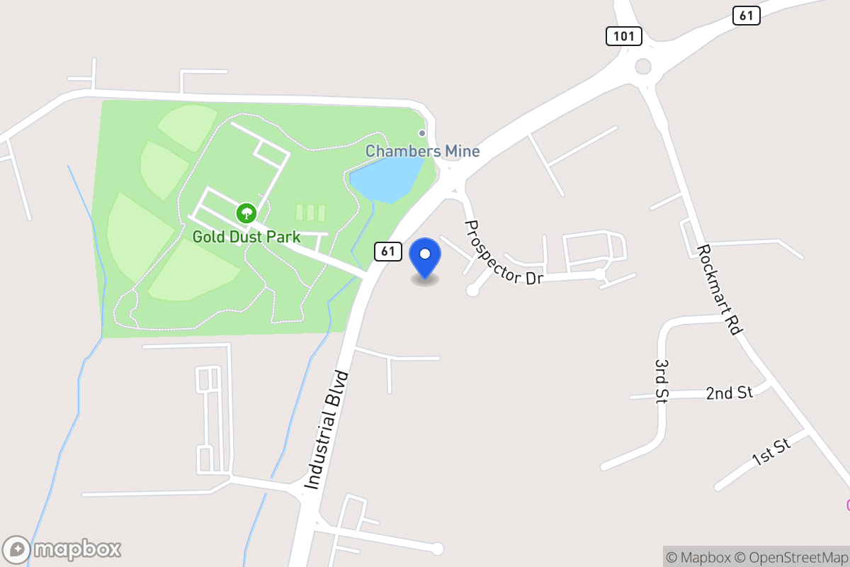 Map of 211 Gold Pan Dr