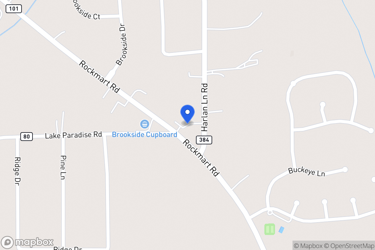 Map of 1217 Rockmart Rd