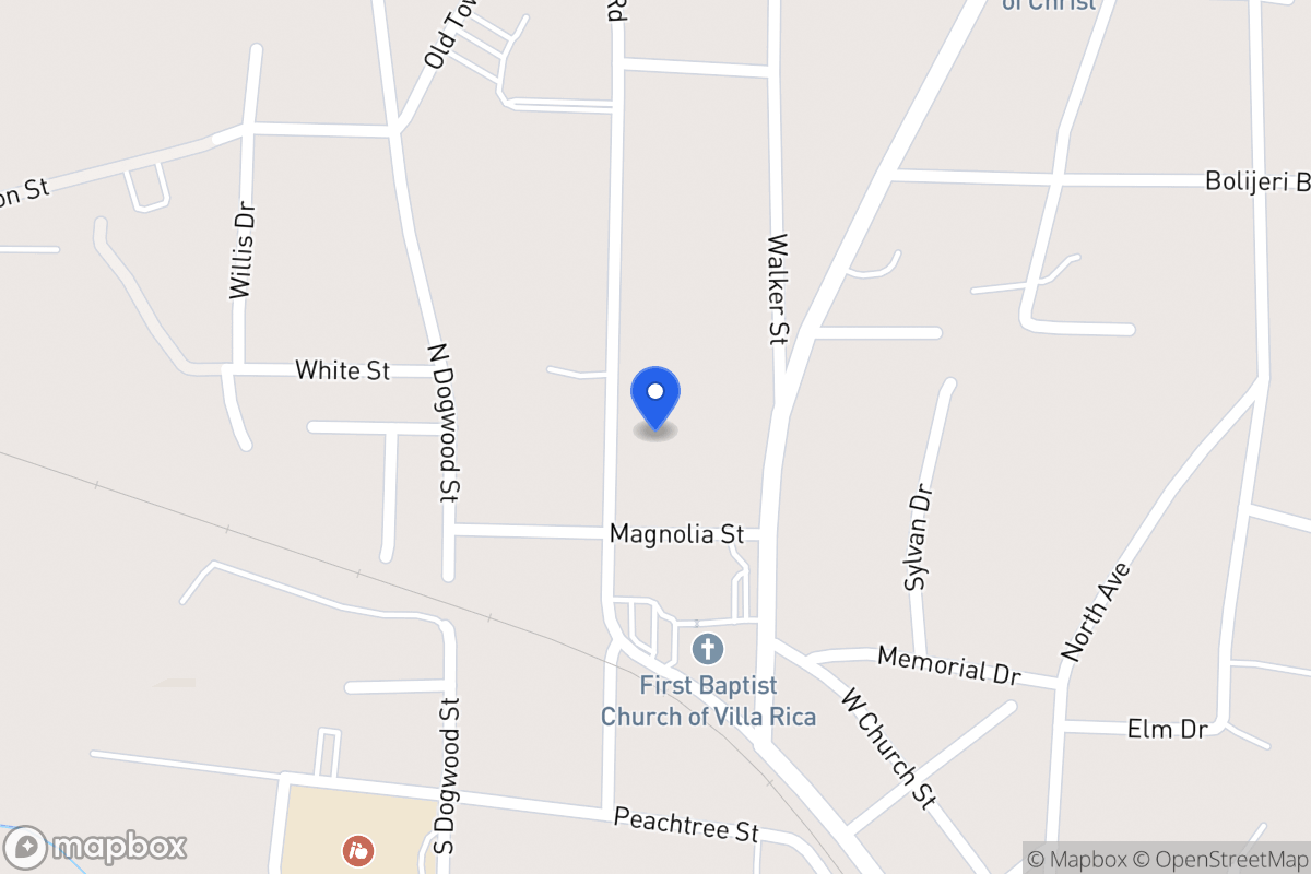 Map of 211 Rockmart Rd