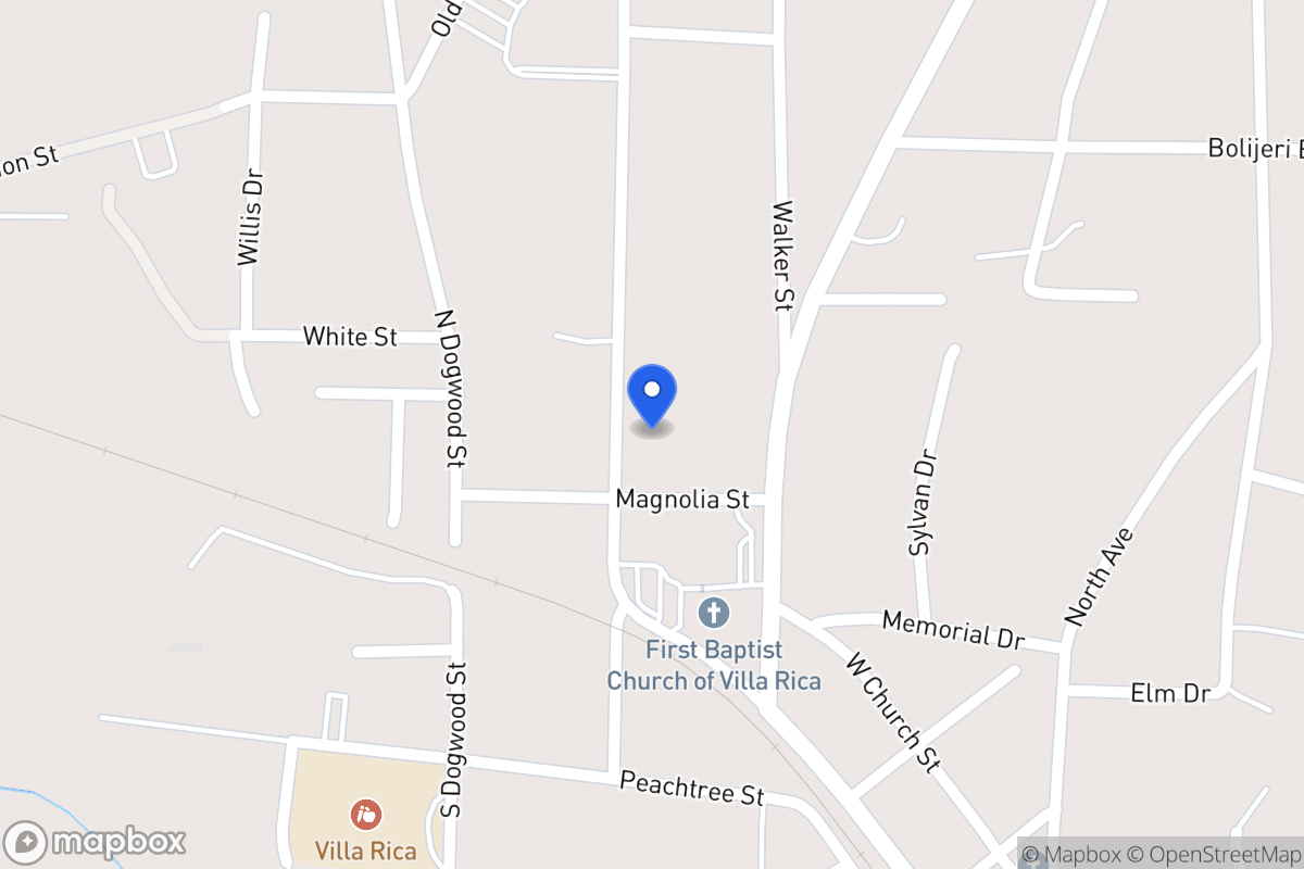 Map of 207 Rockmart Rd