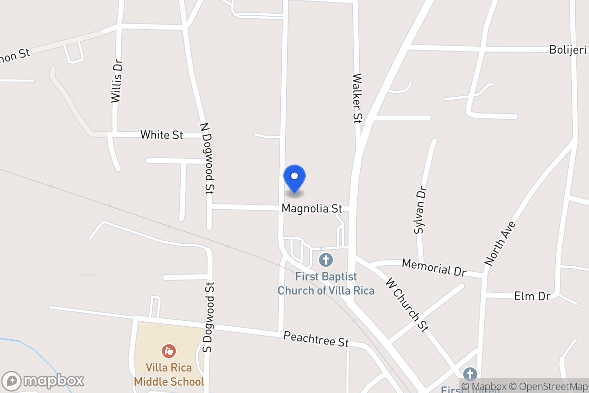 Map of 617 Magnolia St