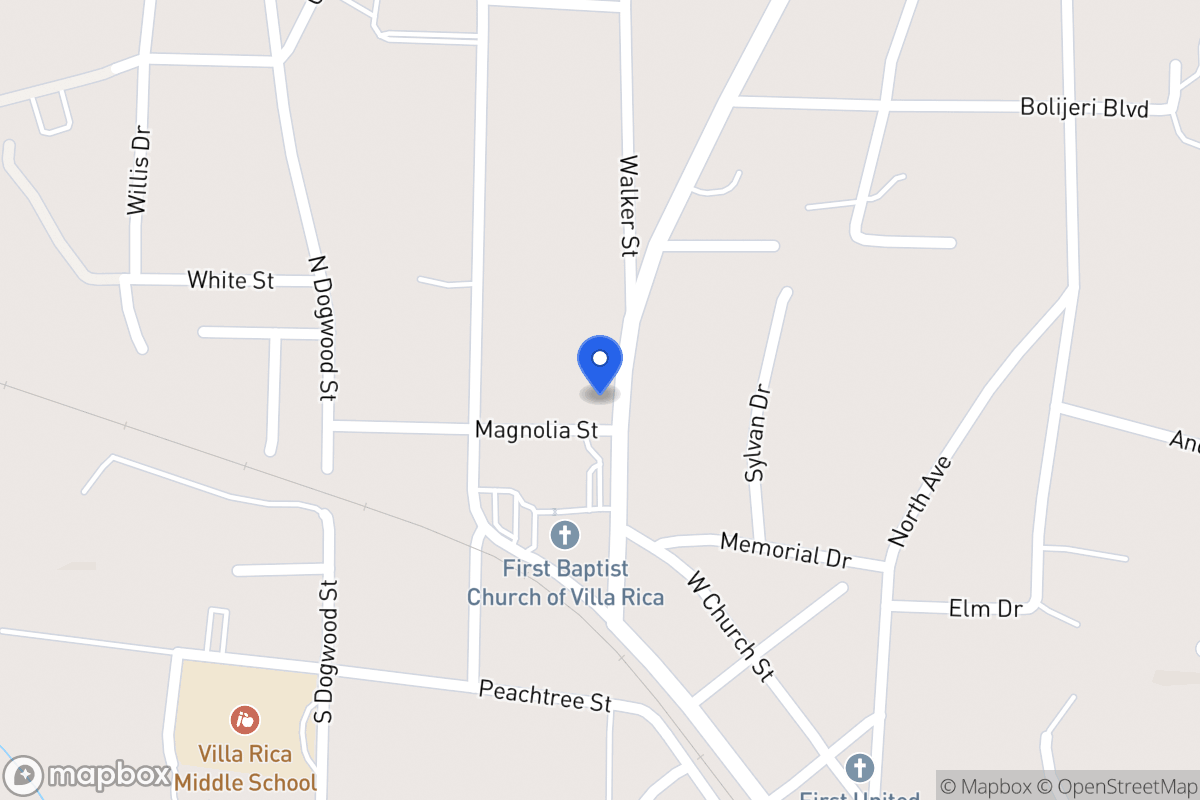 Map of 601 Magnolia St