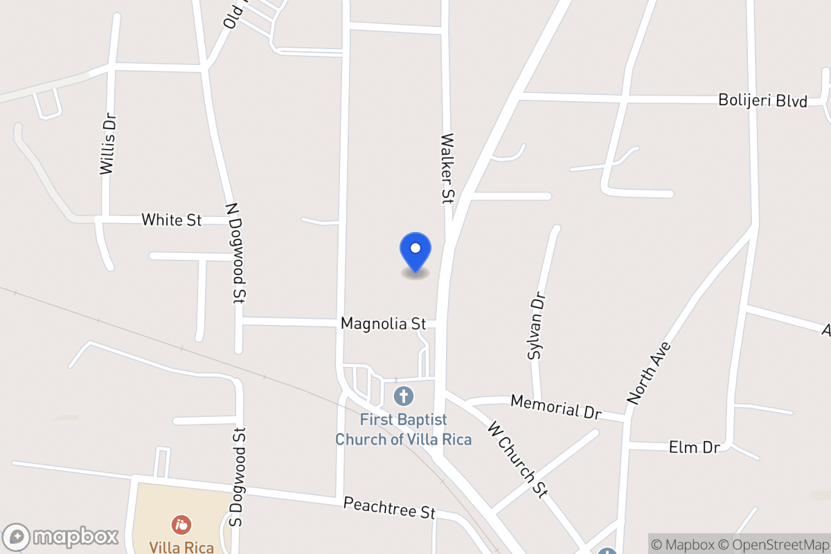 Map of 206 Dallas Hwy
