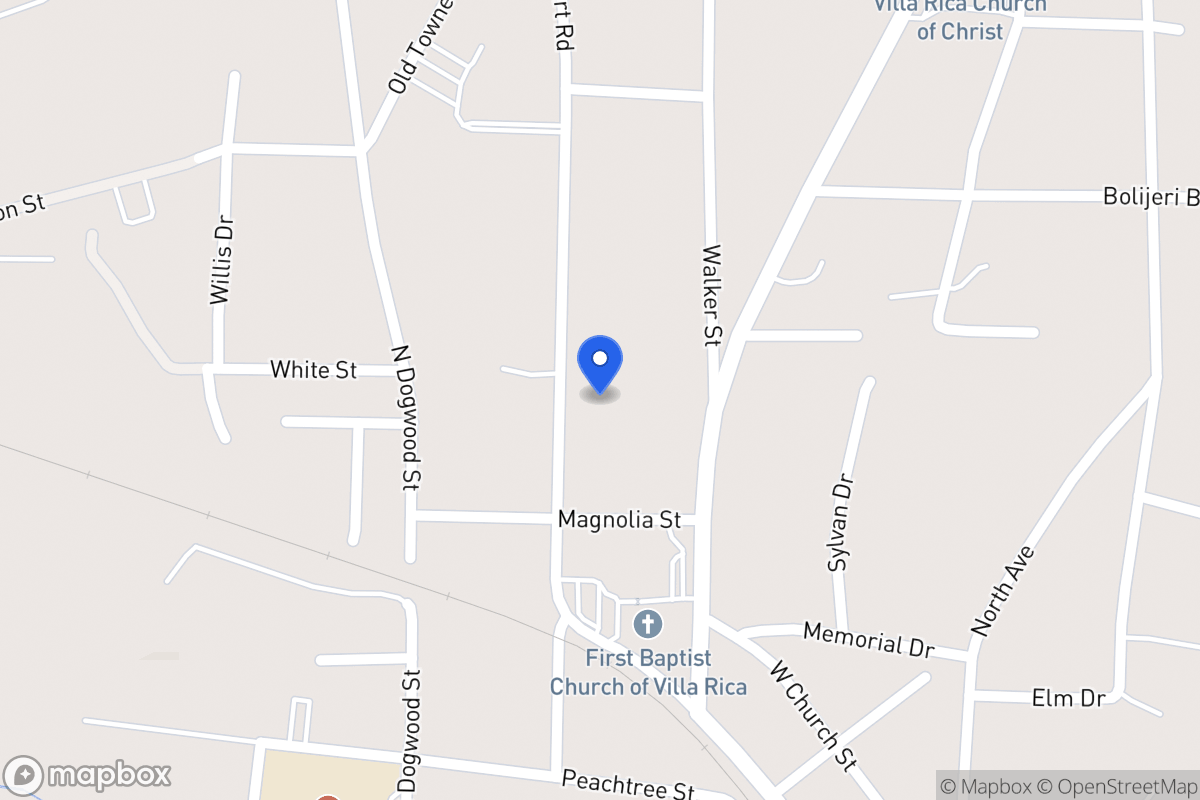 Map of 215 Rockmart Rd