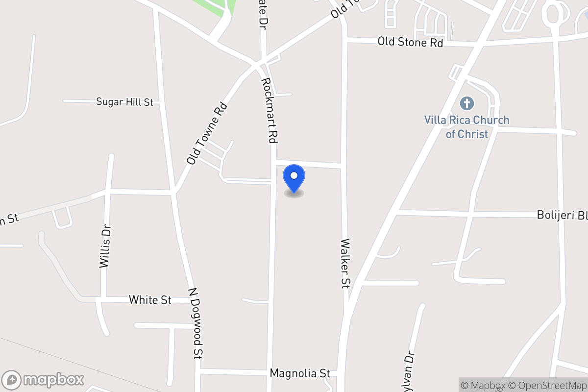 Map of 329 Rockmart Rd